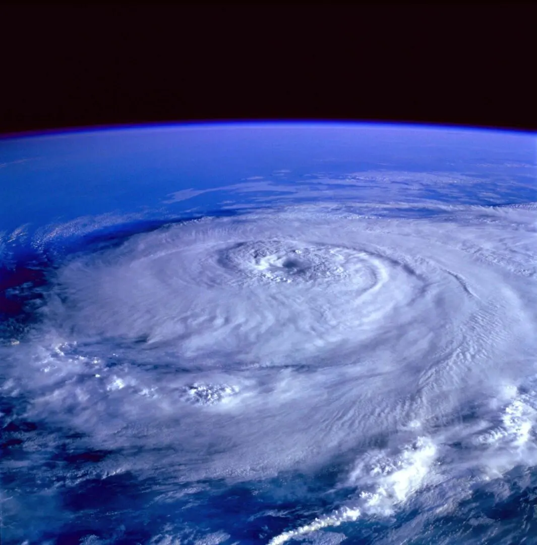 A large white cloud is seen in the sky.